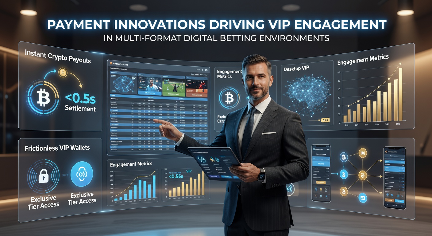 Visualisierung der Verknüpfung von Zahlungsinnovationen mit VIP-Features in Slots, Live-Dealer und Sportwetten